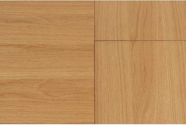 Rozkladací jedálenský stôl s prídavnou doskou v dubovom dekore 90x180 cm Twist – Zuiver