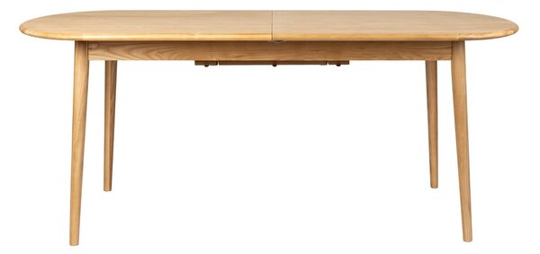 Rozkladací jedálenský stôl s prídavnou doskou v dubovom dekore 90x180 cm Twist – Zuiver