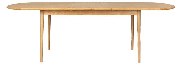 Rozkladací jedálenský stôl s prídavnou doskou v dubovom dekore 90x180 cm Twist – Zuiver