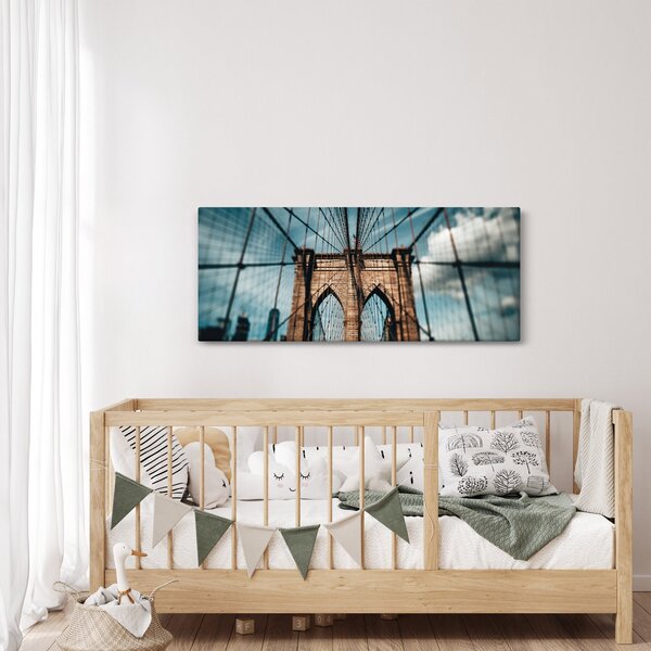 Obraz - Brooklynský most (120x50 cm)