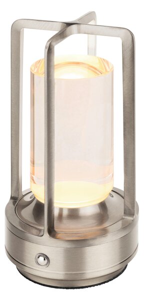 NABÍJATEĽNÁ STOLNÁ LAMPA, dotykový stmievač, 9/18 cm Novel - Interiérové svietidlá