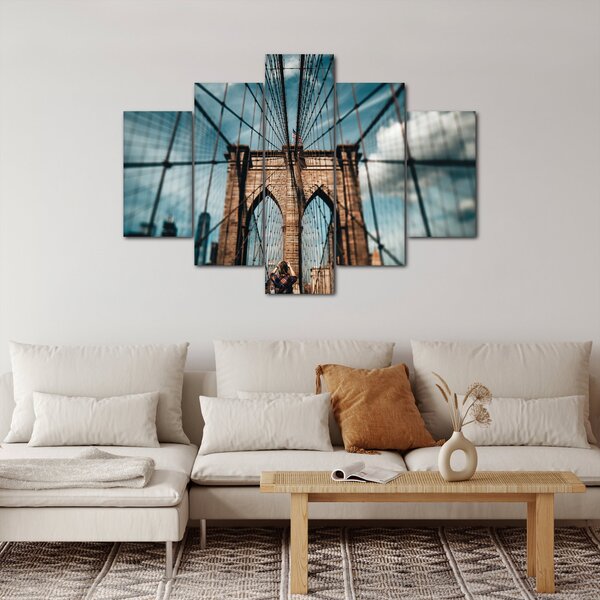 Obraz - Brooklynský most (150x105 cm)