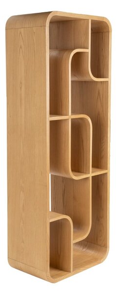 Knižnica z dubového dreva v prírodnej farbe 60x160x35 cm Seven – Zuiver