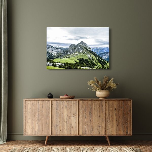 Obraz - Vrcholy hôr (90x60 cm)