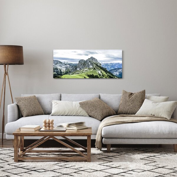 Obraz - Vrcholy hôr (120x50 cm)