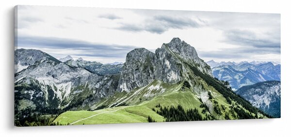 Obraz - Vrcholy hôr (120x50 cm)