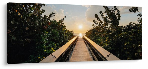 Obraz - cesta k slnku (120x50 cm)