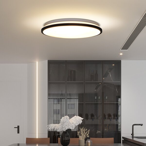 SOLIGHT LED osvetlenie s diaľkovým ovládačom Jamil, 48W, 3360lm, 40cm, CCT