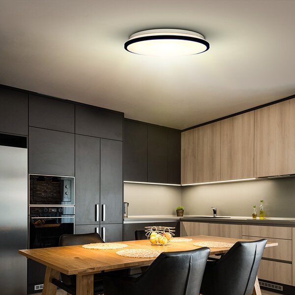 SOLIGHT LED osvetlenie s diaľkovým ovládačom Jamil, 48W, 3360lm, 40cm, CCT
