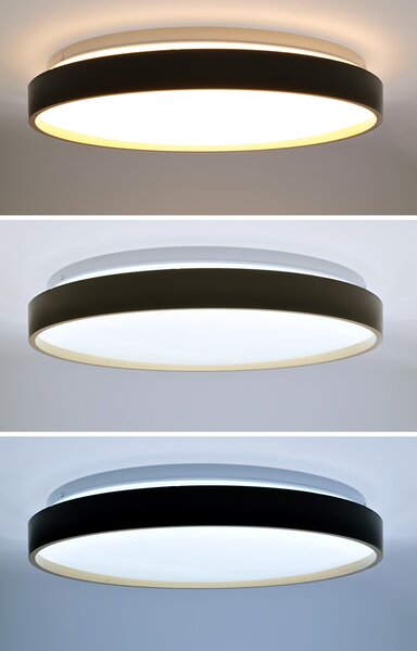 SOLIGHT LED osvetlenie s diaľkovým ovládačom Cala, 48W, 3360lm, 38cm, CCT