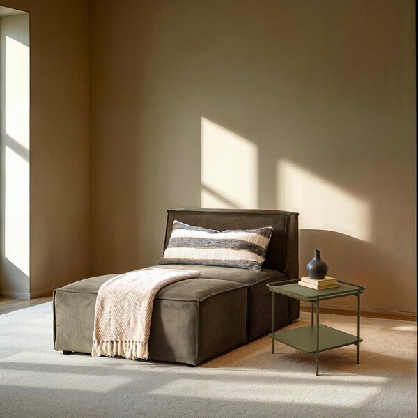 Kovový odkladací stolík 45x45 cm Yuba – Unique Furniture
