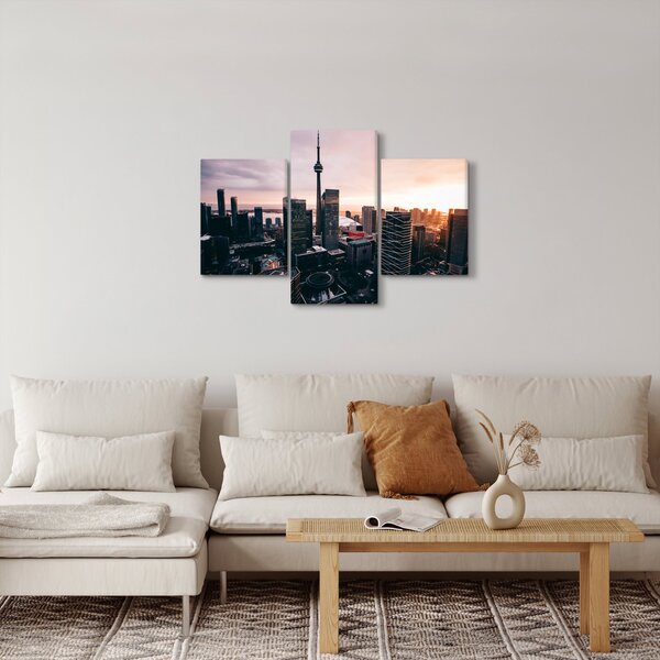 Obraz - Výhľad na centrum mesta (90x60 cm)