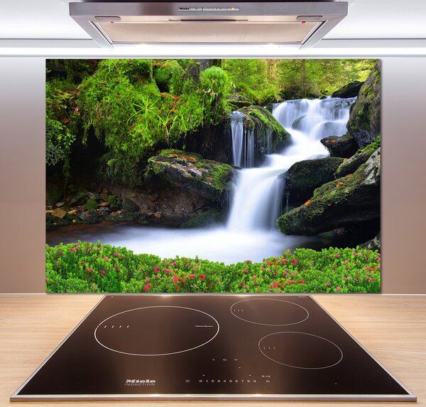 Panel do kuchyne Vodopád v lese pl-pksh-100x70-f-76241598