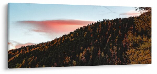 Obraz červánkov nad kopcom (120x50 cm)