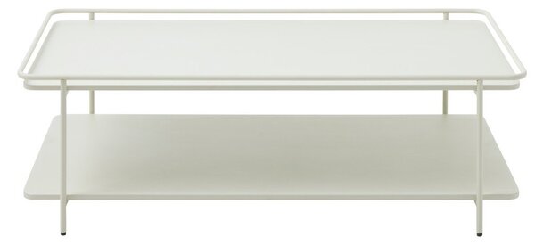 Svetlosivý kovový konferenčný stolík 55x110 cm Yuba – Unique Furniture