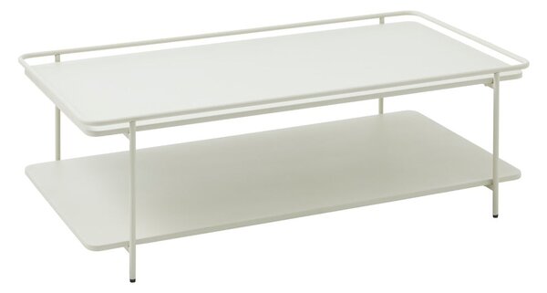 Svetlosivý kovový konferenčný stolík 55x110 cm Yuba – Unique Furniture