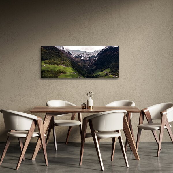 Obraz - Údolie pod horami (120x50 cm)