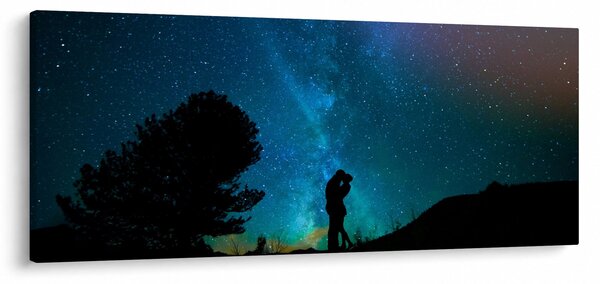 Obraz - Stretnutie pod hviezdami (120x50 cm)