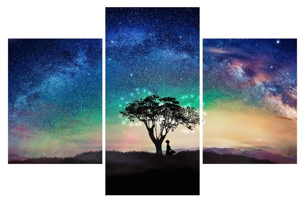 Obraz - Odpočinok pod hviezdami (90x60 cm)