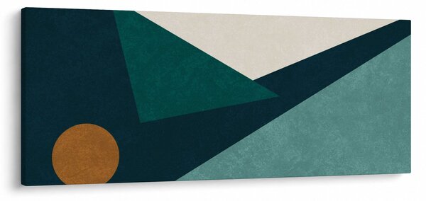 Obraz - Kubistická abstrakcia (120x50 cm)