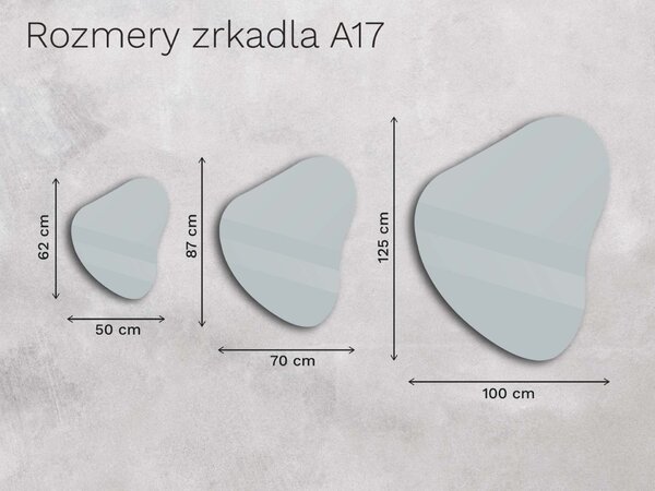Organické LED zrkadlo do kúpeľne s osvetlením A17