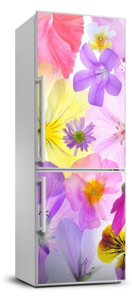Foto tapeta na chladničku Farebné kvety