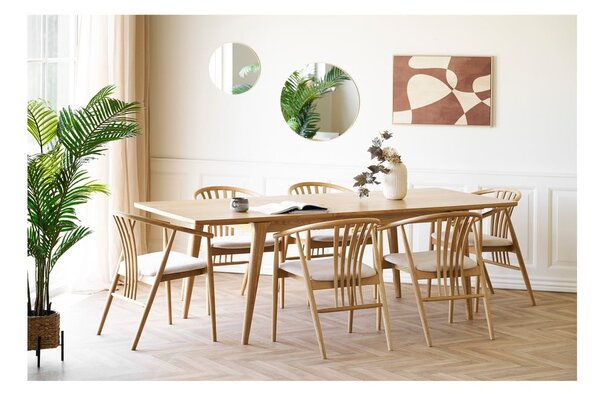 Rozkladací jedálenský stôl s prídavnou doskou v dekore duba 90x180 cm Darwin – House Nordic