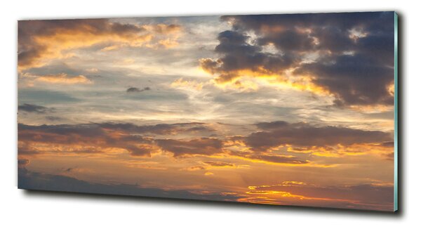 Fotoobraz na skle Západ slnka cz-obglass-125x50-109130524