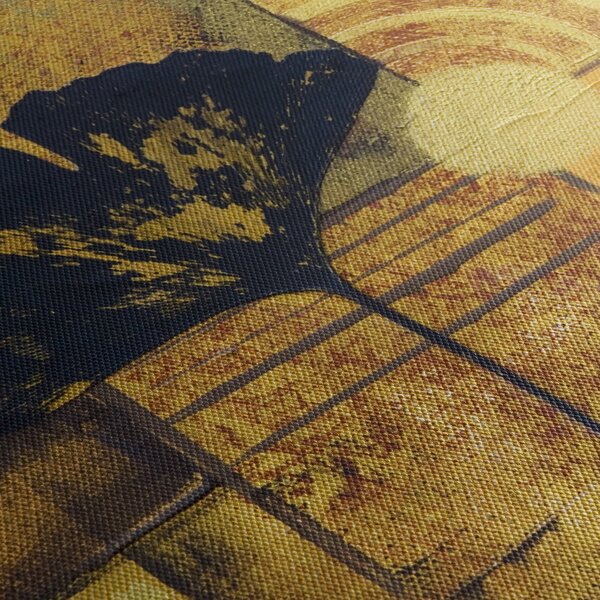 Obraz - List ginkgo (120x50 cm)
