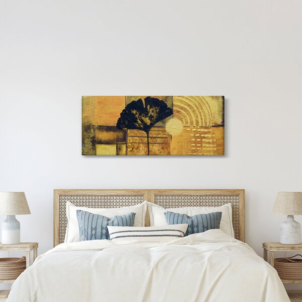 Obraz - List ginkgo (120x50 cm)