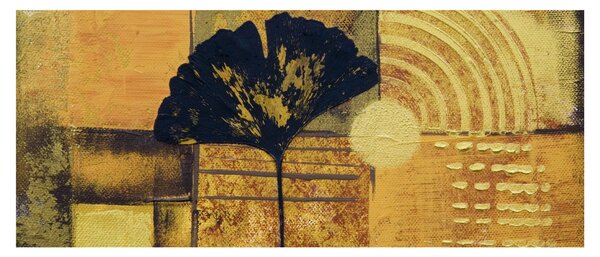 Obraz - List ginkgo (120x50 cm)