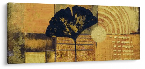 Obraz - List ginkgo (120x50 cm)