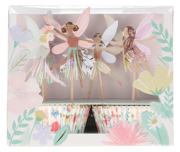 Súprava na pečenie cupcakes Fairy - 24 ks