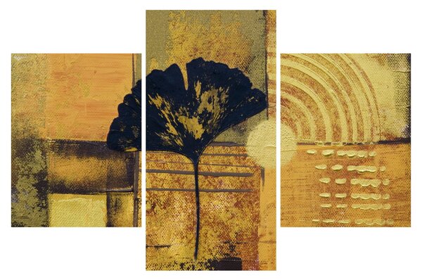 Obraz - List ginkgo (90x60 cm)