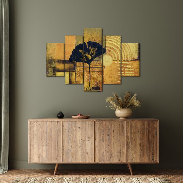 Obraz - List ginkgo (150x105 cm)