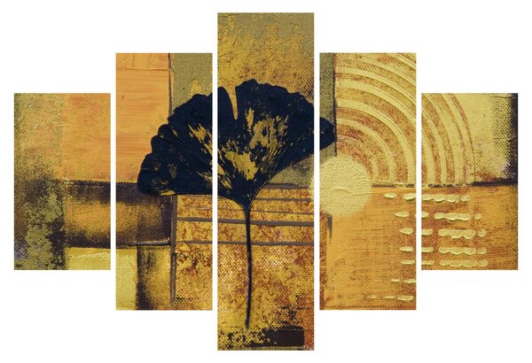 Obraz - List ginkgo (150x105 cm)