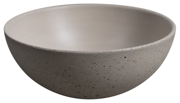 Sapho Sapho, MINOR betónové umývadlo na dosku, priemer 26cm, piesková, MR26014