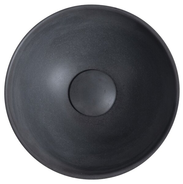 Sapho Sapho, MINOR betónové umývadlo na dosku, priemer 26cm, antracit, MR26016