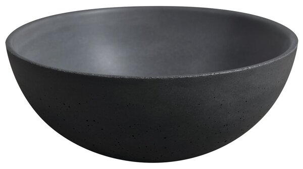Sapho Sapho, MINOR betónové umývadlo na dosku, priemer 26cm, antracit, MR26016
