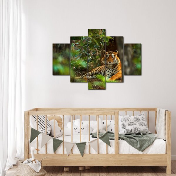 Obraz odpočívajúceho tigra (150x105 cm)