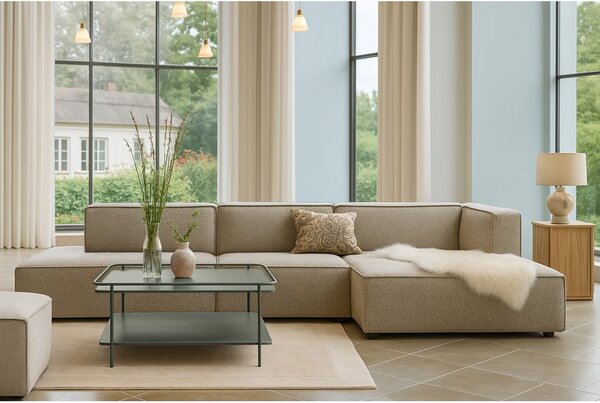 Zelený kovový konferenčný stolík 75x75 cm Yuba – Unique Furniture
