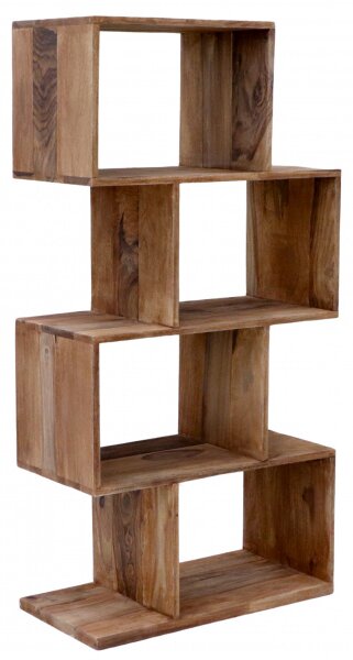 Knižnica Rami 60x120x30 indický masív palisander