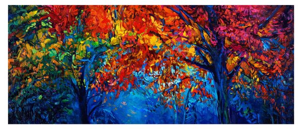 Obraz maľby prírody (120x50 cm)