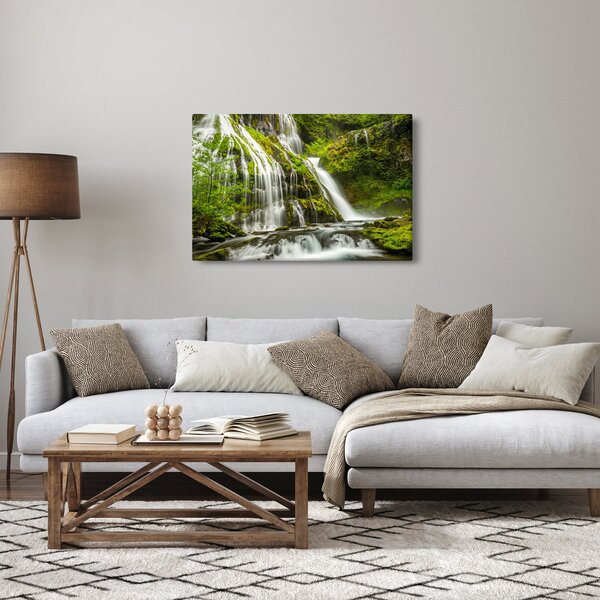 Obraz - Vodopád, Wind River Valley (90x60 cm)