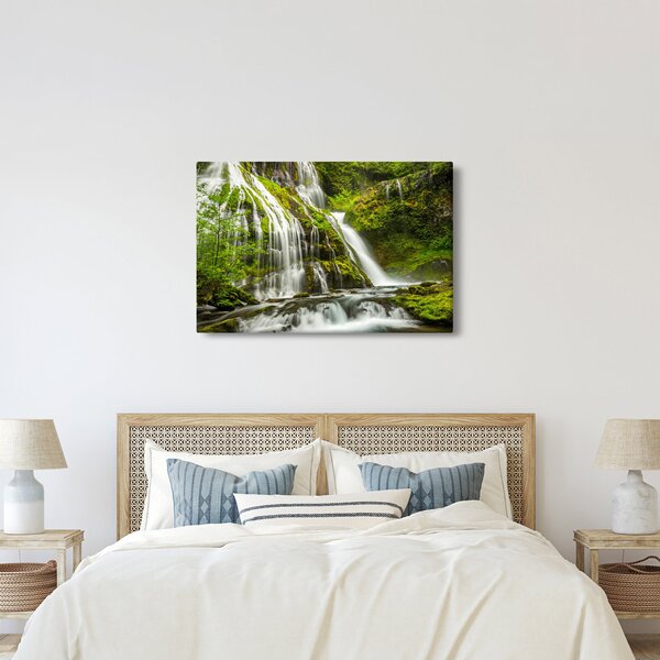 Obraz - Vodopád, Wind River Valley (90x60 cm)