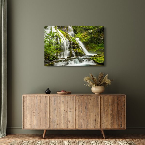 Obraz - Vodopád, Wind River Valley (90x60 cm)