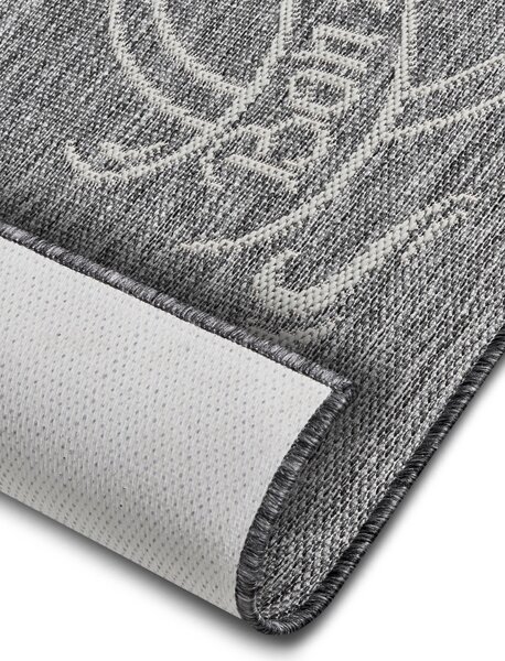 Hanse Home Behúň Cucina Bon Appetit 105622 Grey Cream - 92x150 cm