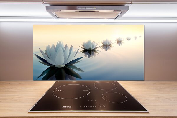 Panel do kuchyne Kvety lotosu pl-pksh-100x50-f-68298321