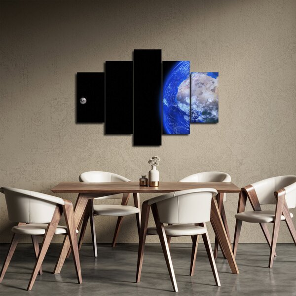 Obraz Mesiaca a Zeme (150x105 cm)