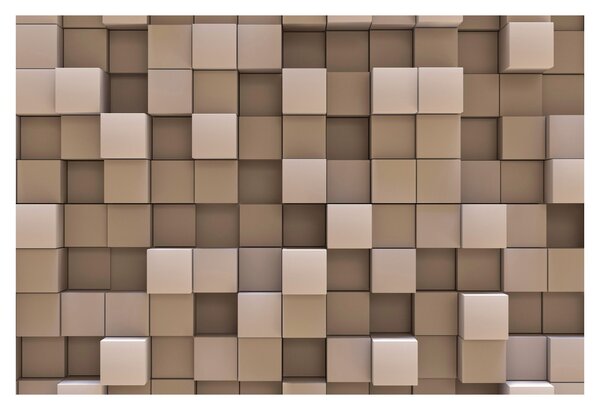 Obraz - Béžové kocky (90x60 cm)